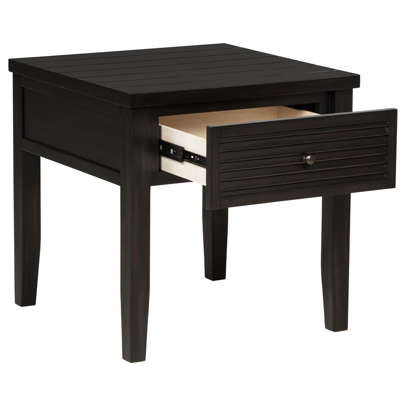 Concord 1-drawer Square End Table