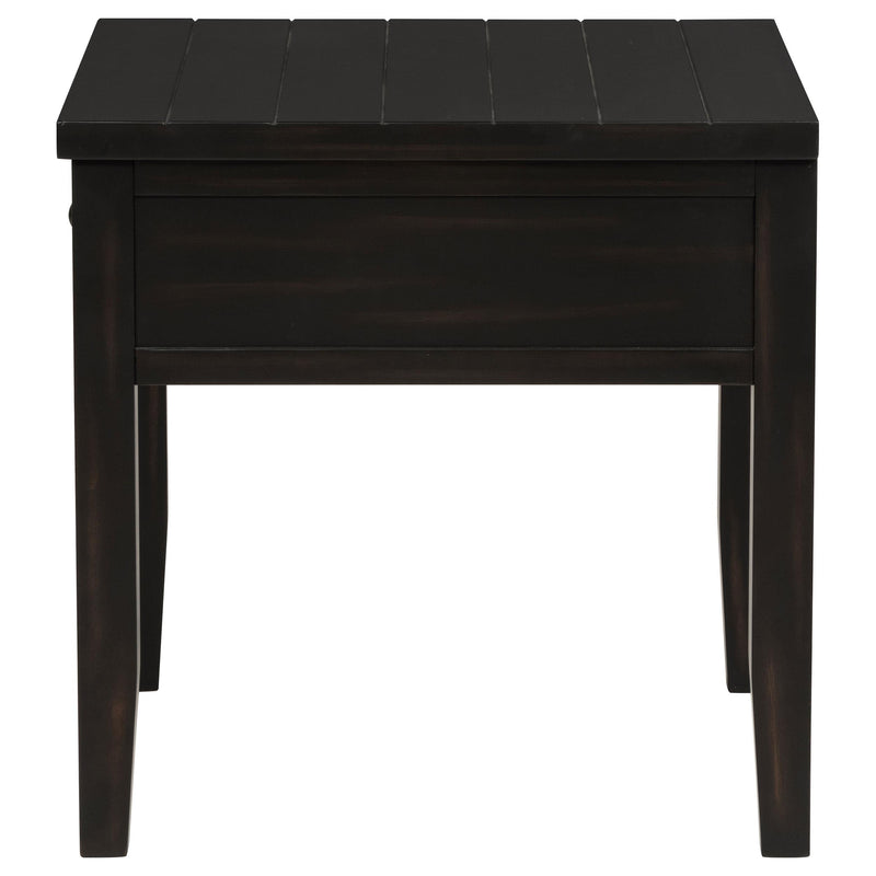 Concord 1-drawer Square End Table