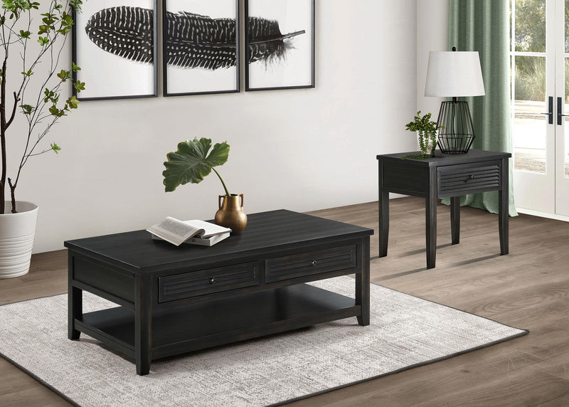 Concord 1-drawer Square End Table