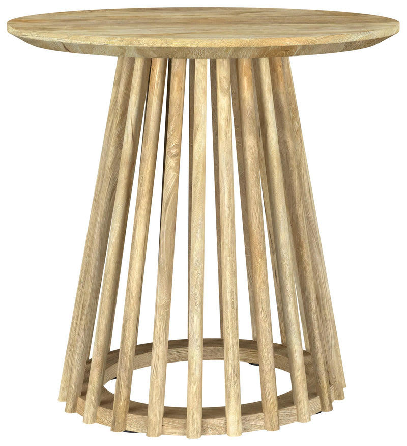 Touhy Round Solid Wood End Side Table