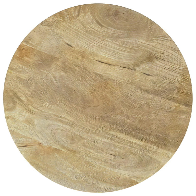 Touhy Round Solid Wood End Side Table