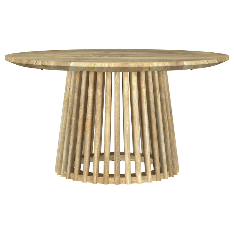 Touhy Round Solid Wood Cocktail Coffee Table