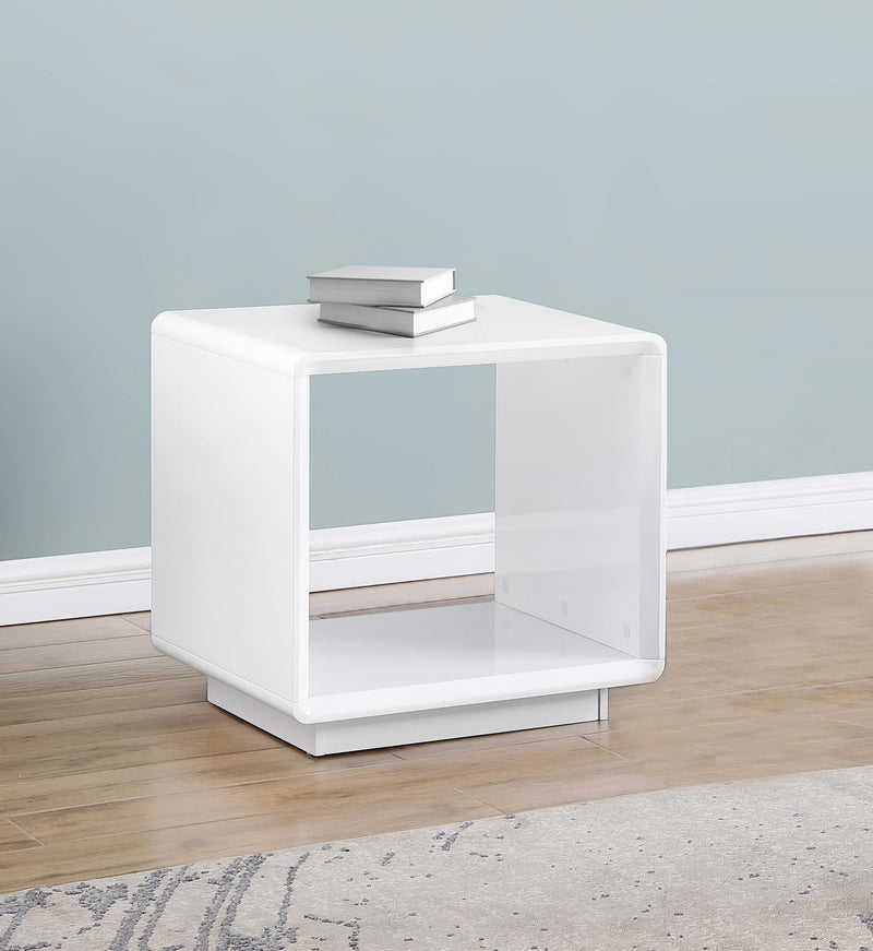 Paseo Square End Side Table
