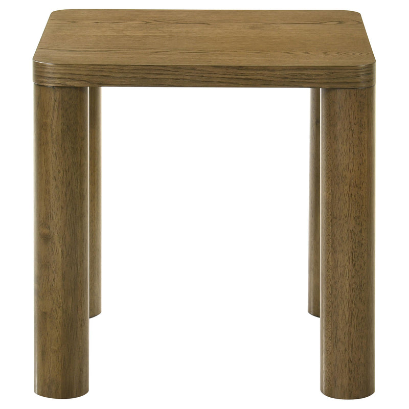 Castlewood 2-piece Cocktail Coffee Table Set Brown Oak - detail 4