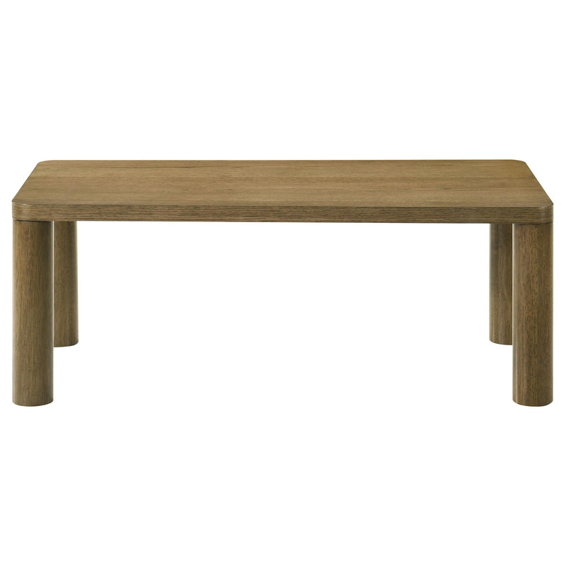 Castlewood Engineered Wood Cocktail Coffee Table Brown Oak - detail 3