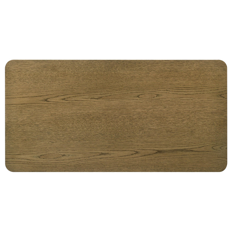 Castlewood Engineered Wood Cocktail Coffee Table Brown Oak - detail 5
