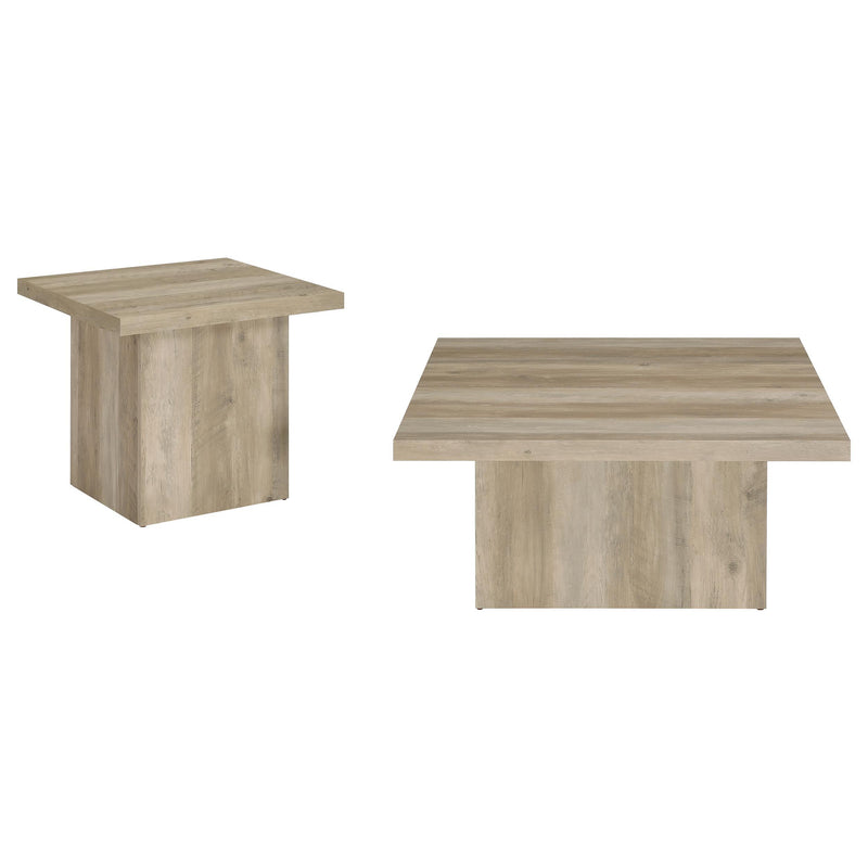 Devar 2-piece Square Coffee End Table Set