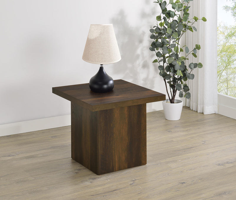 Devar Square Engineered Wood Side End Table