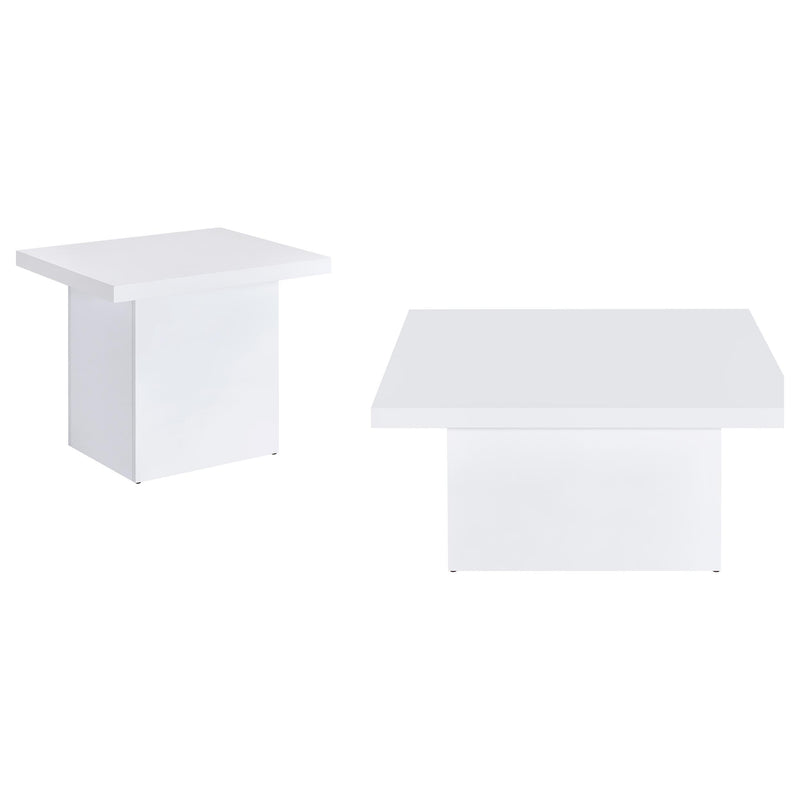 Devar 2-piece Square Coffee End Table Set