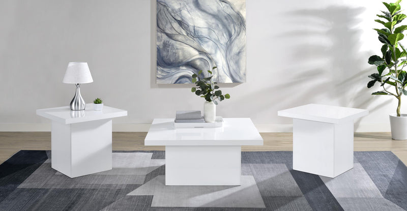 Devar 3-piece Square Coffee End Table Set