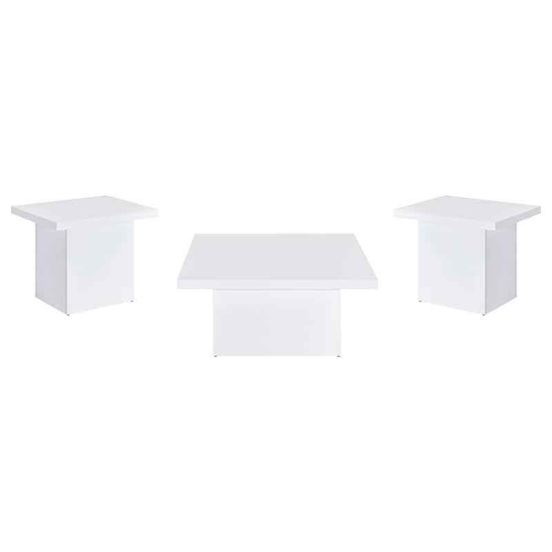 Devar 3-piece Square Coffee End Table Set