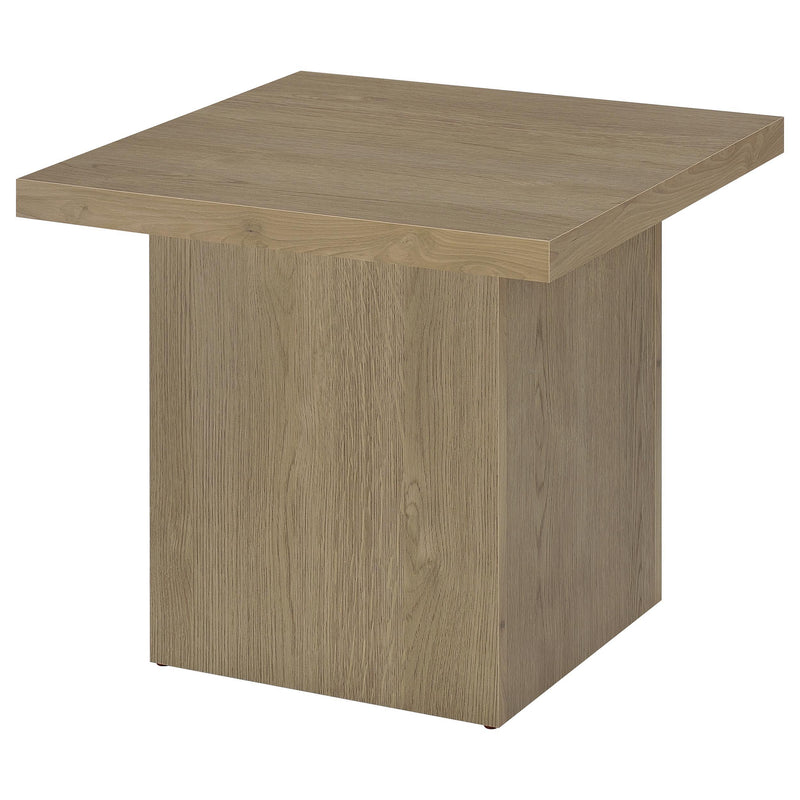 Devar Square Engineered Wood Side End Table