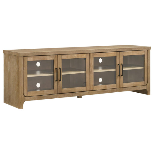 Brenham 79-inch 4-door TV Stand Media Console Washed Oak - alternate view