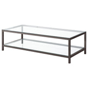 Trini 3-piece Coffee and End Table Set Black Nickel - detail 4