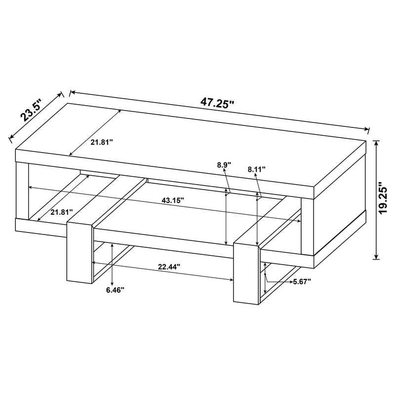 Dinard Engineered Wood Coffee Table