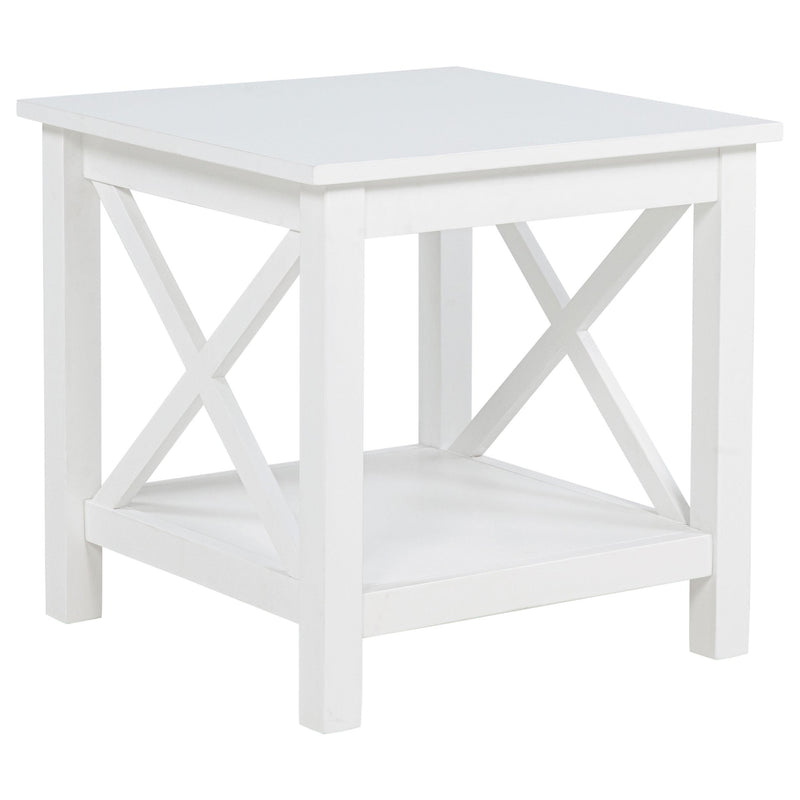 Skyview 3-piece Rectangular Lift Top Coffee Table Set White - detail 3