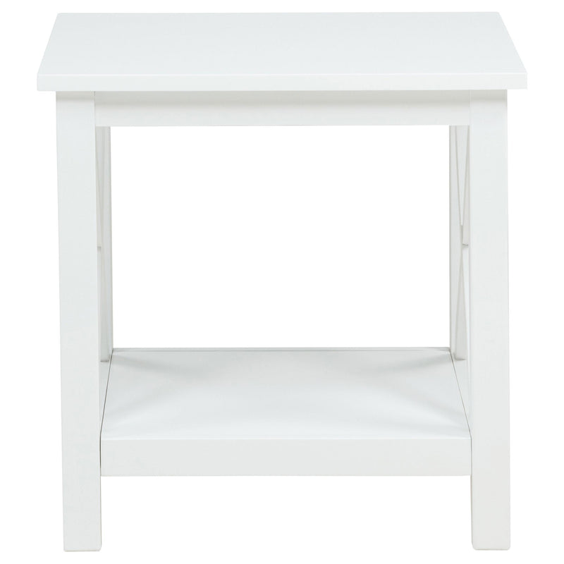 Skyview 3-piece Rectangular Lift Top Coffee Table Set White - detail 4