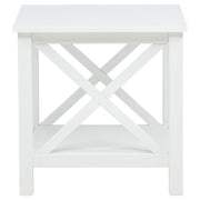 Skyview 3-piece Rectangular Lift Top Coffee Table Set White - detail 5