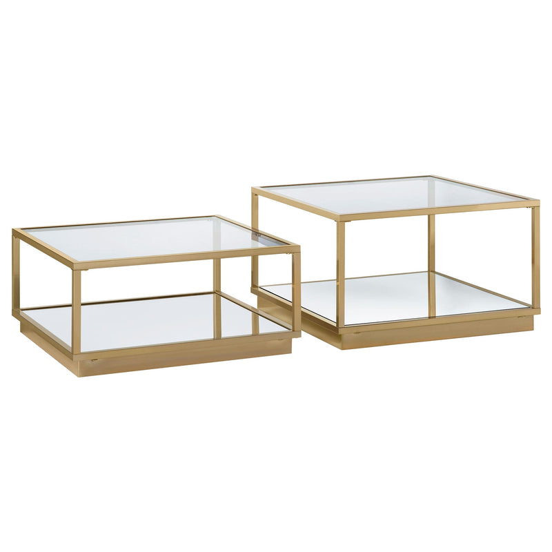 Renee 2-piece Square Coffee Table Set