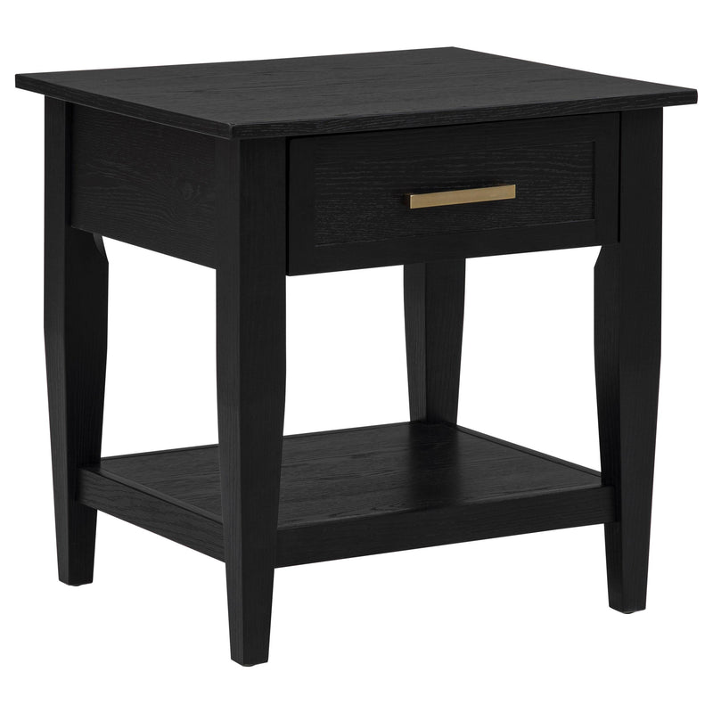 Lindenton 3-piece Wood Lift-Top Coffee and End Table Set Black - detail 4