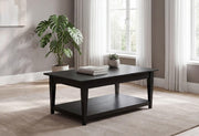 Lindenton Lift-Top Occasional Cocktail Coffee Table Black