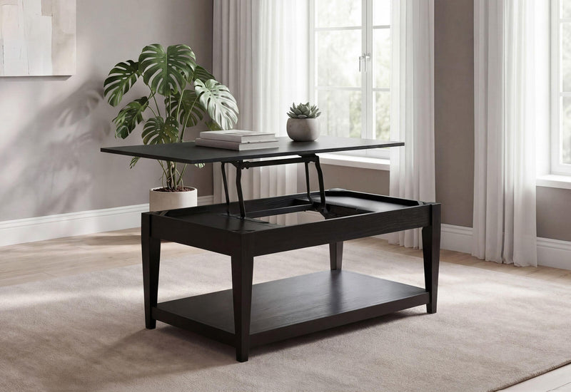 Lindenton Lift-Top Occasional Cocktail Coffee Table Black - alternate view