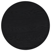 Sweeney 39-inch Round Wood Occasional Cocktail Coffee Table Black - detail 4