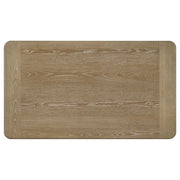Adina Rectangular Wood Coffee Table Distressed Light Brown - detail 6