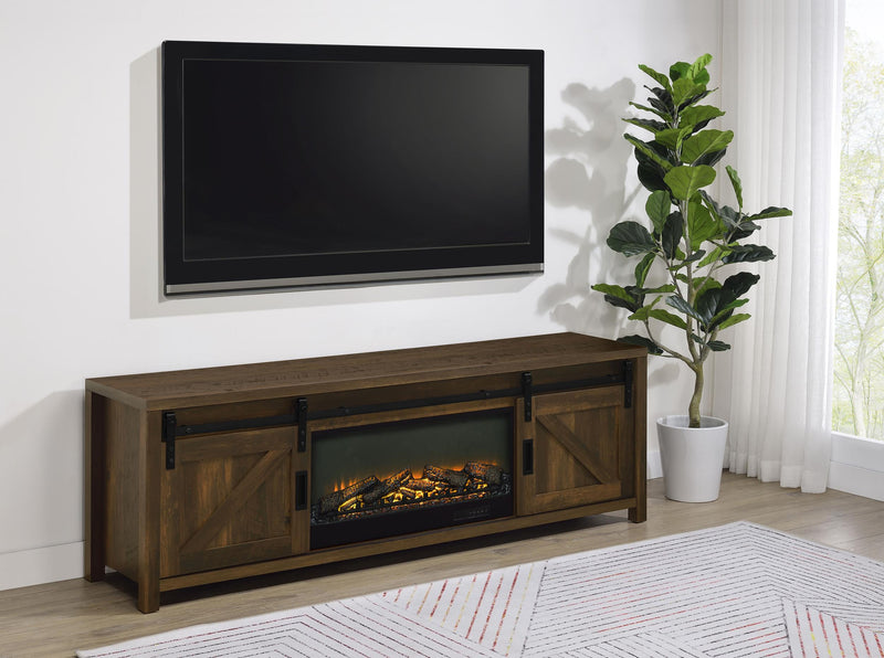 Enfield 71-inch TV Stand Fireplace Media Console