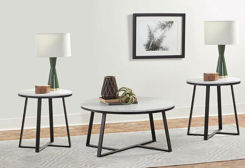 Hugo 3-piece Coffee and End Table Set