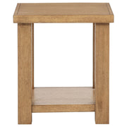 Beasley 2-Piece Wood Coffee Table Set Golden Oak - detail 4