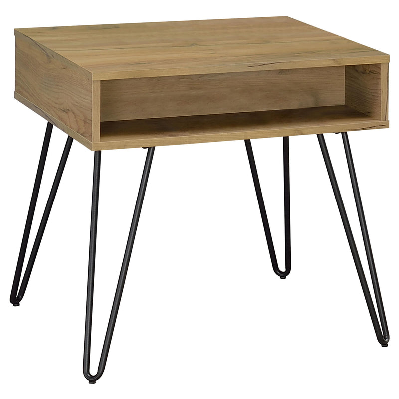 Fanning Engineered Wood Side End Table