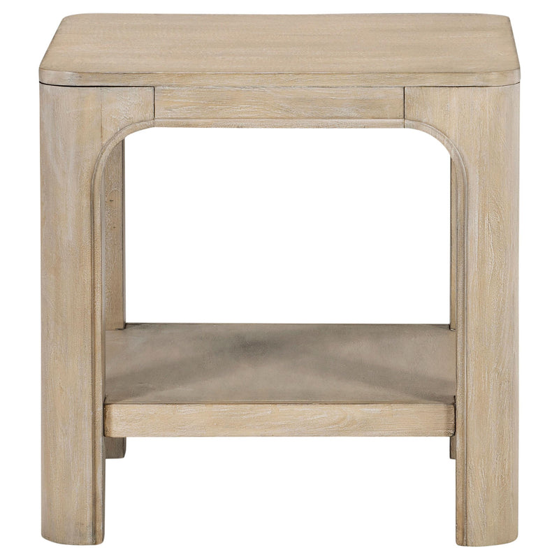 Solano 3-piece Square Coffee Table Set Weathered Mango - detail 4
