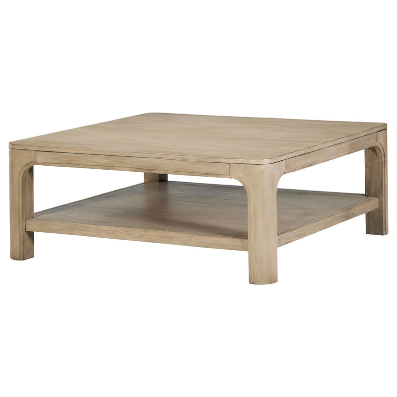 Solano Square Wood Cocktail Coffee Table
