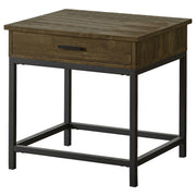 Byers 2-piece Lift Top Coffee and End Table Set Brown Oak - detail 3