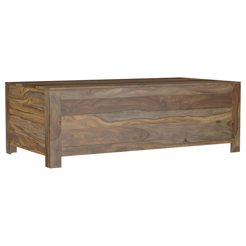 Esther 6-drawer Solid Wood Coffee Table Natural Sheesham - detail 6