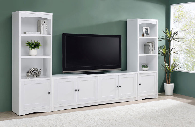 Laughlin 4-door Engineered Wood 78-inch TV Stand