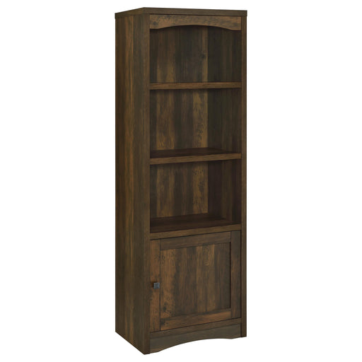 Laughlin 4-shelf Engineered Wood Media Tower Dark Pine - alternate view