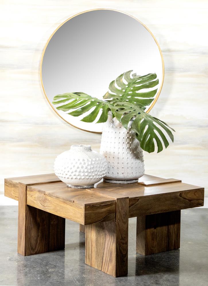 Samira Square Solid Wood Coffee Table