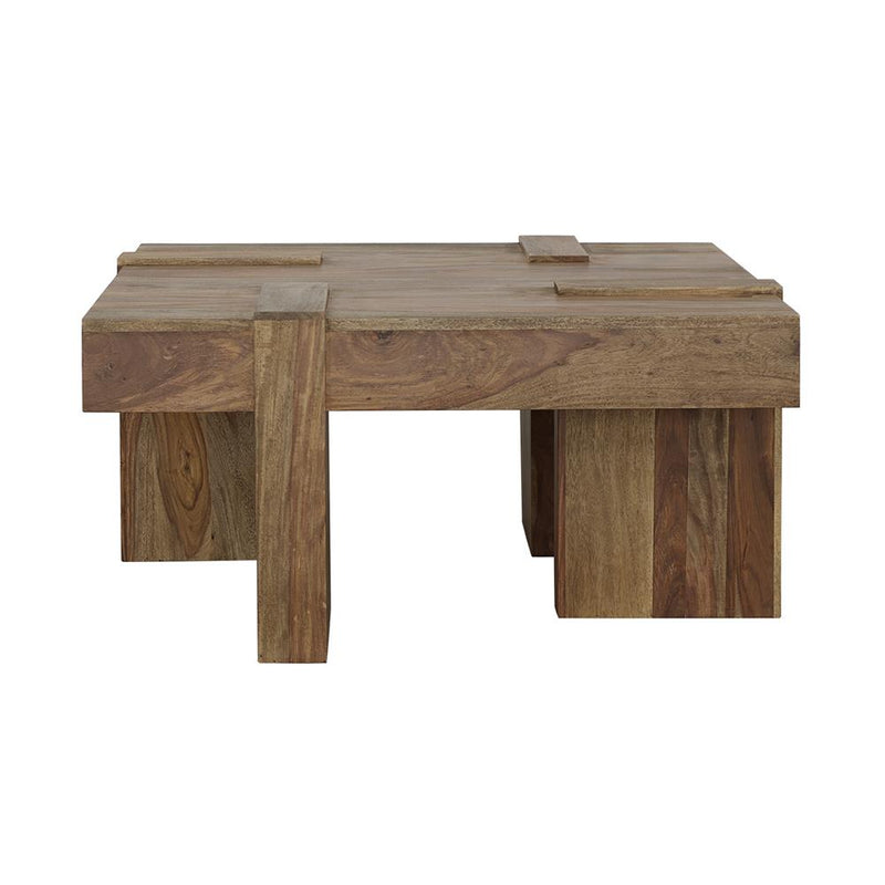 Samira Square Solid Wood Coffee Table
