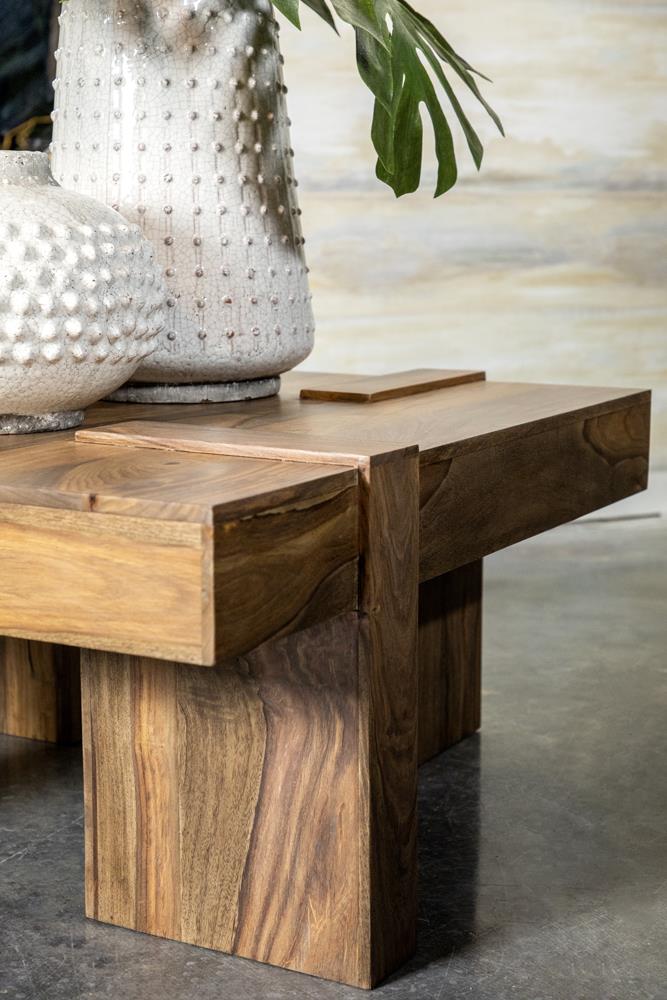 Samira Square Solid Wood Coffee Table