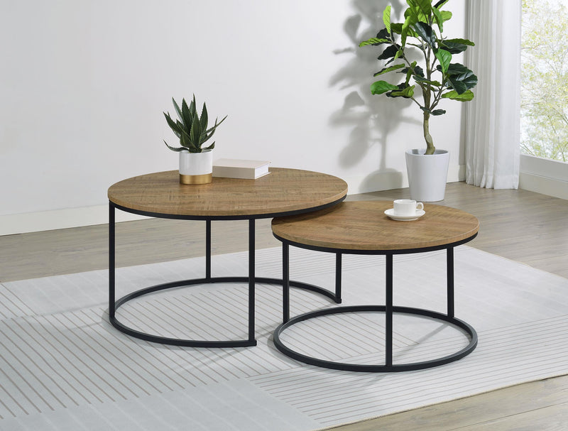 Lainey 2-piece Round Nesting Coffee Table