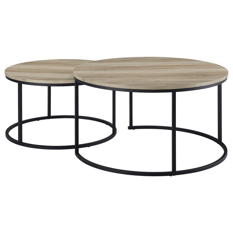 Lainey 2-piece Round Nesting Coffee Table