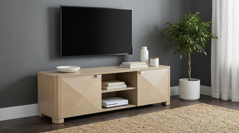 Marcelo 71-inch TV Stand Media Console Light Elm