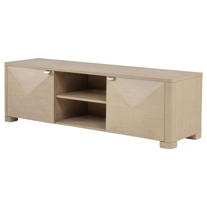 Marcelo 71-inch TV Stand Media Console Light Elm - detail 5