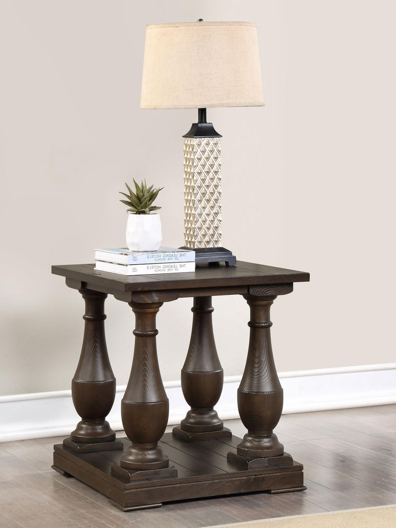 Walden Rectangular Wood Side End Table Coffee