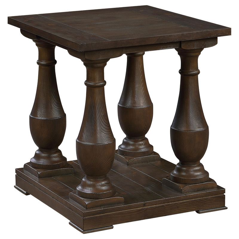 Walden Rectangular Wood Side End Table Coffee