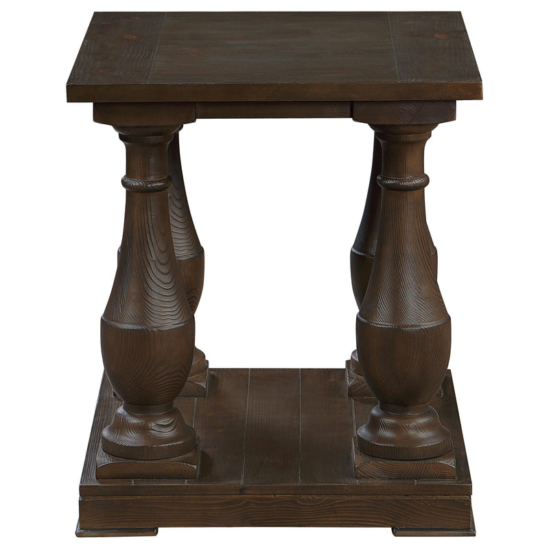 Walden Rectangular Wood Side End Table Coffee