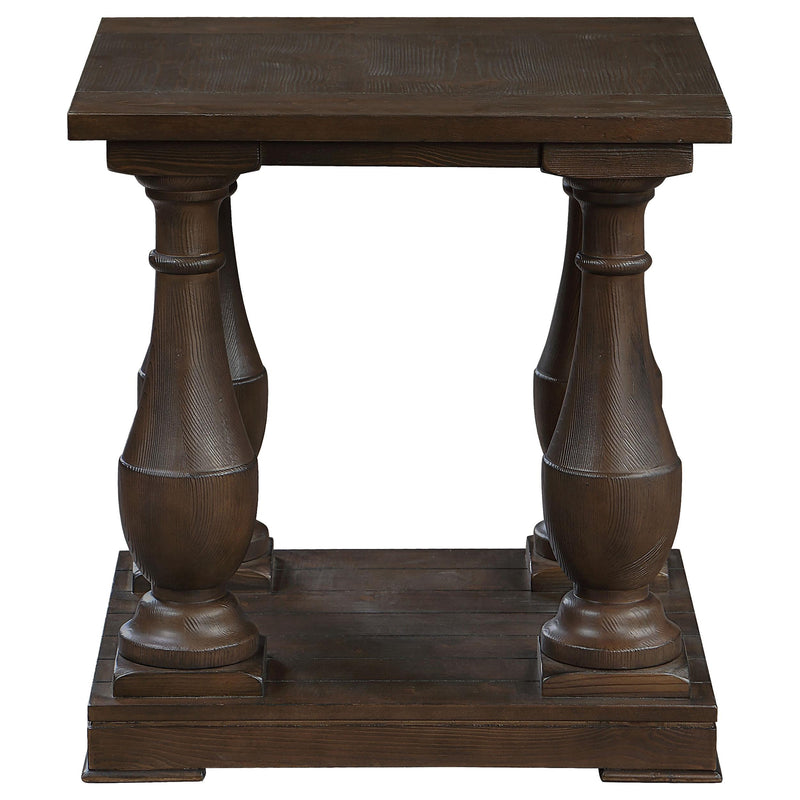 Walden Rectangular Wood Side End Table Coffee