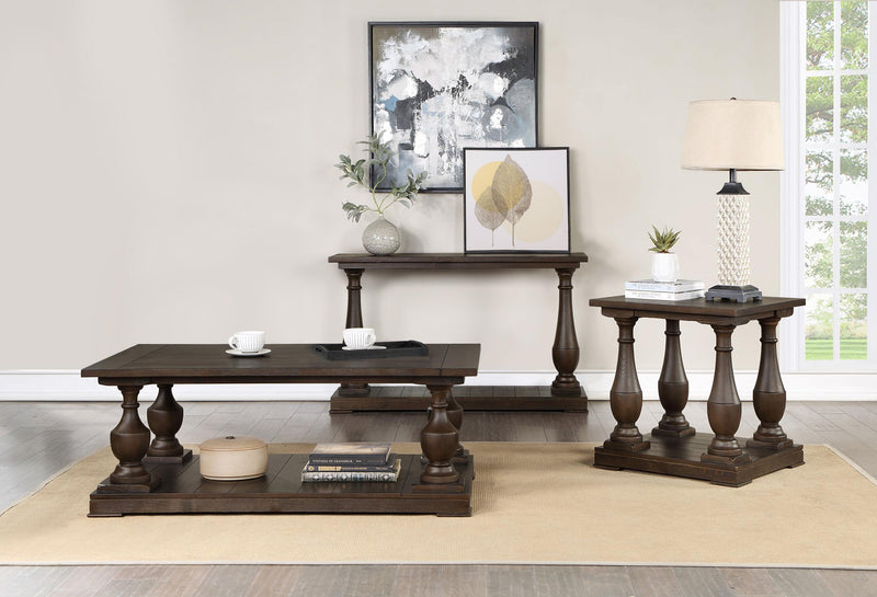 Walden Rectangular Wood Side End Table Coffee